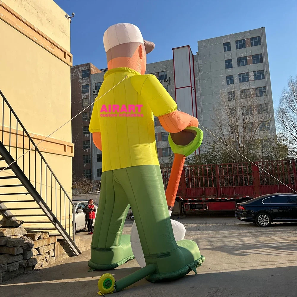 Factory Price Customize Inflatable Model Printing Inflatable Character Hand Shovel