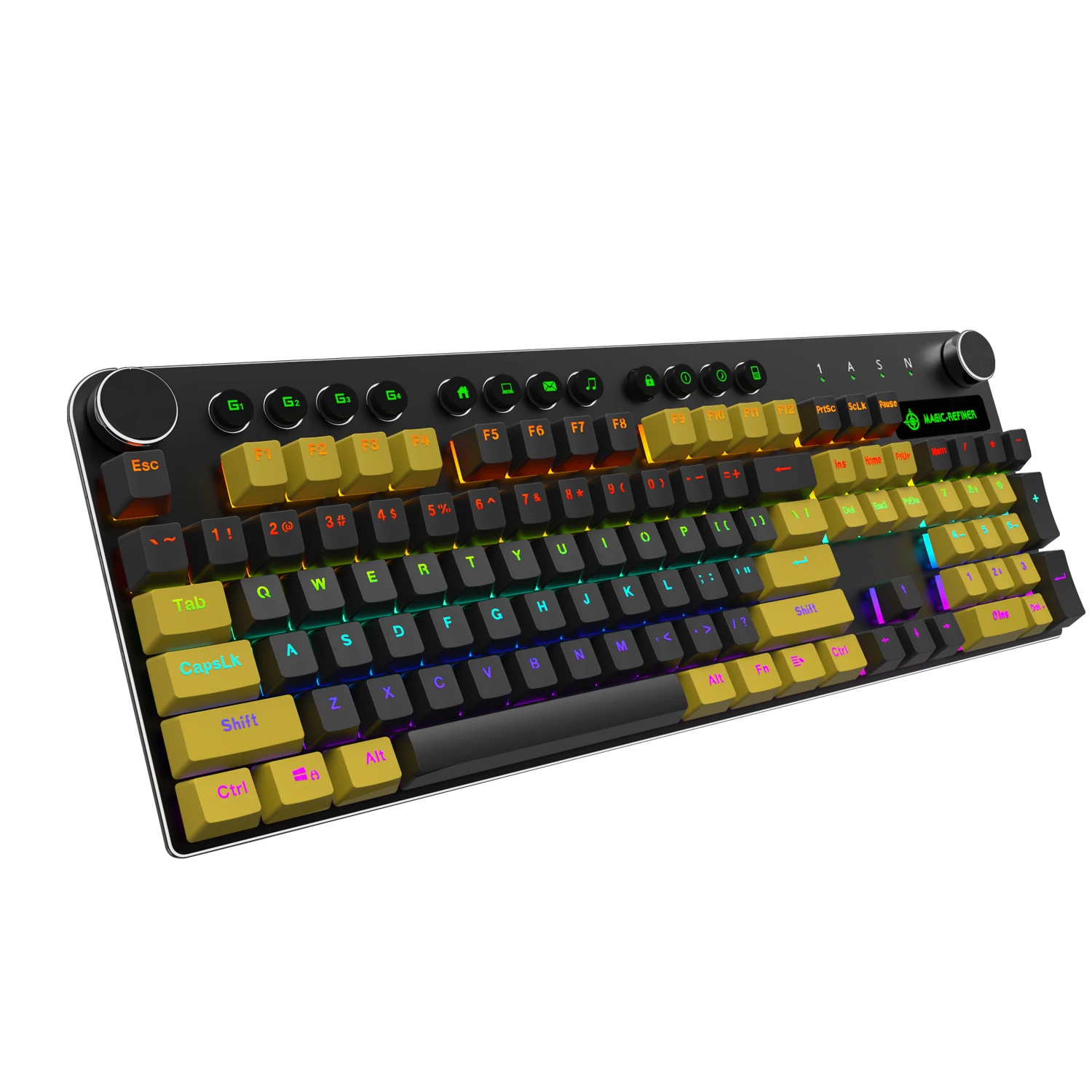 new fashionable stylish wired magic refiner mk13 104 keys