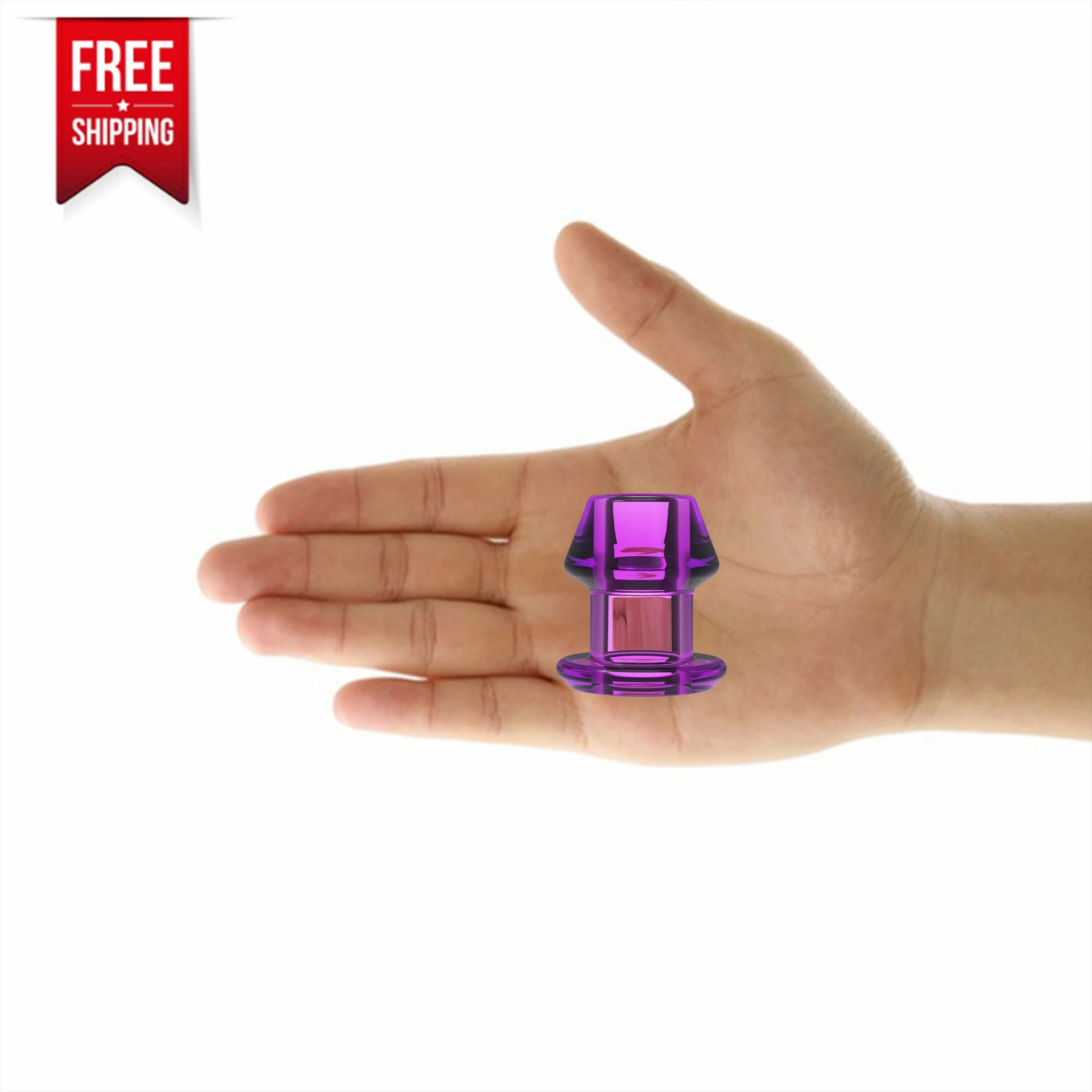 Free Shipping Hollow Anal Plug Butt Plug Anal Sex Toys Personal Cleaning Douche Enema