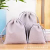 Short plush silver gray