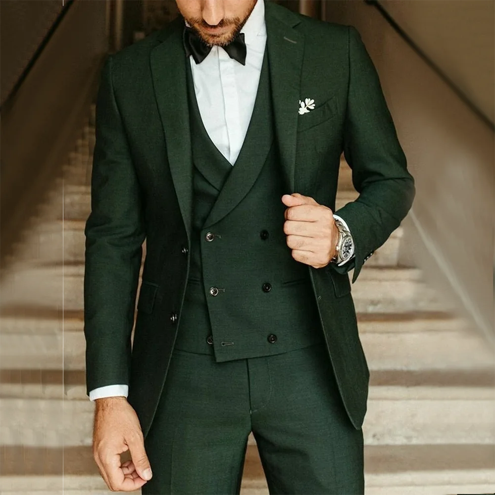 スーツ ADAMSON HOMME Double Breasted Suit Green スーツ ADAMSON