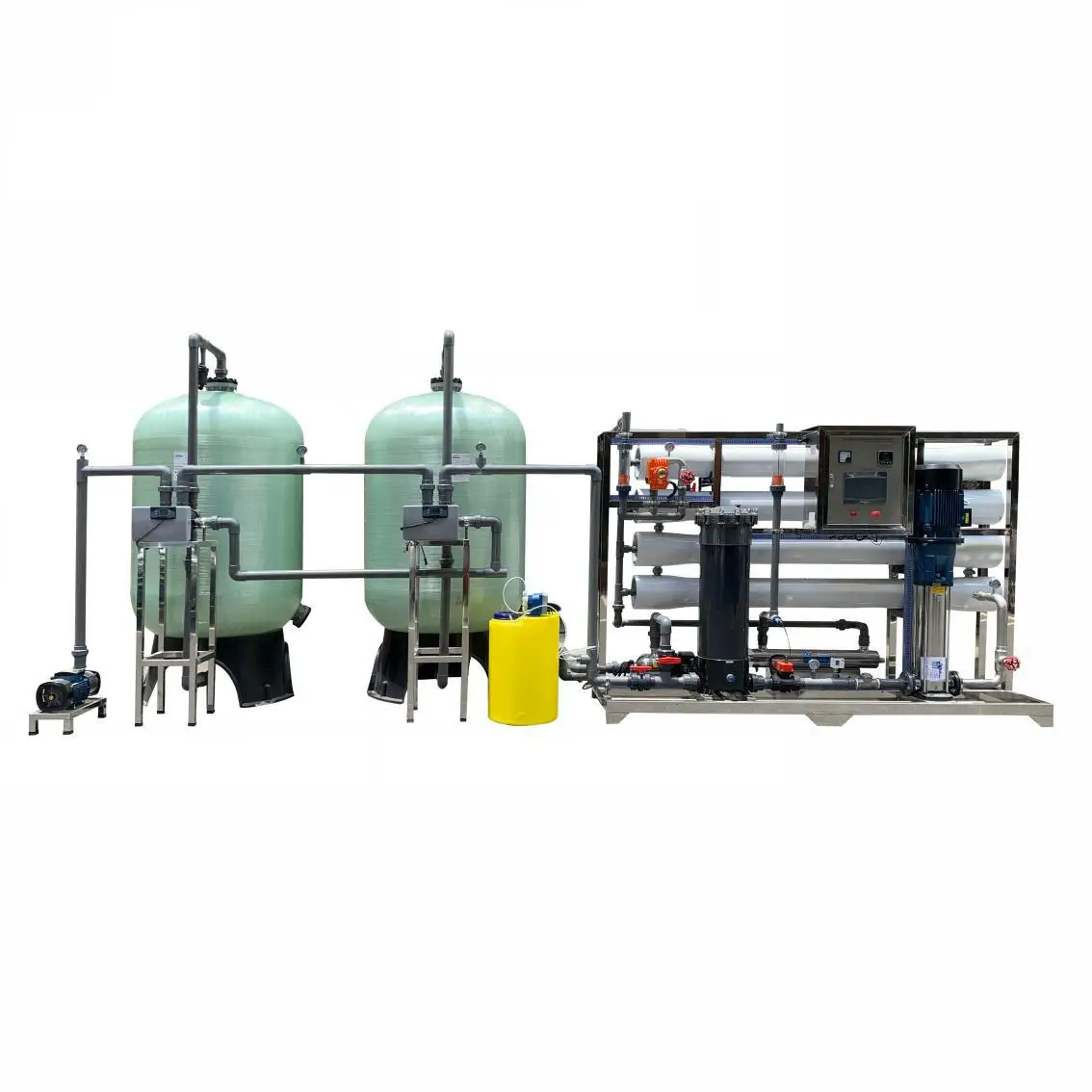 8000L/H Borewell salt Water Treatment System Plant Brine Reverse Osmosis Water Purifier Machine for Agriculture/farm