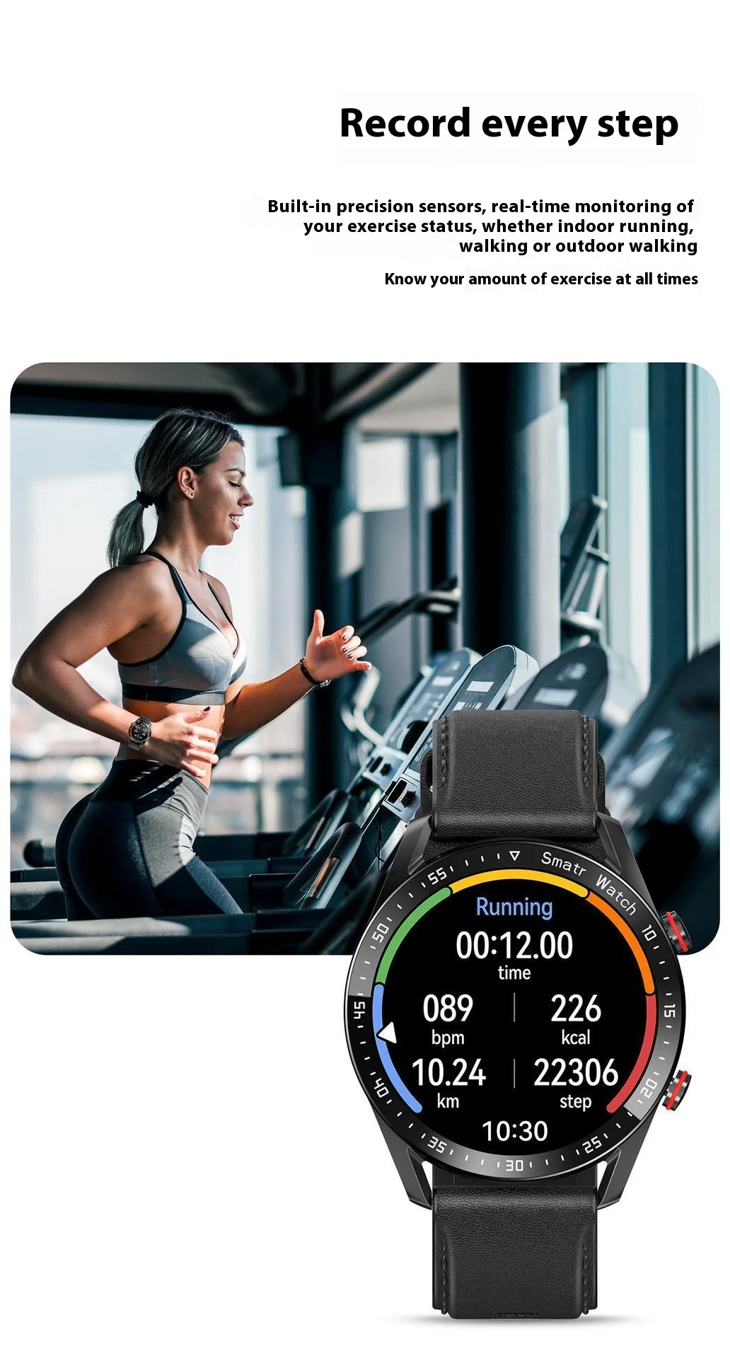 Smart Watch Business BT Call Answering Fitness Tracker IOS Waterproof