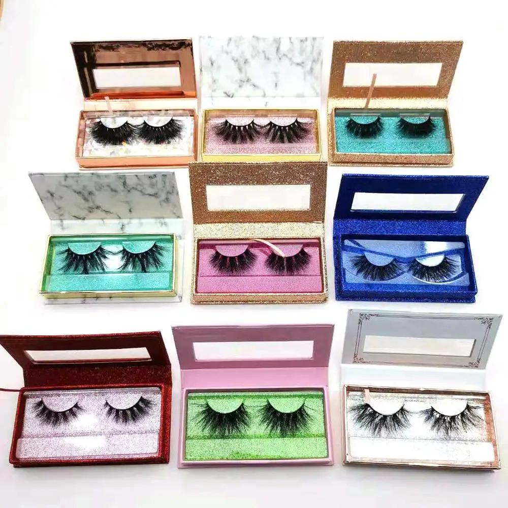 
 Оптовая продажа с фабрики, пушистые 25 мм норковые ресницы с индивидуальной упаковкой Lashes3d, оптовый поставщик  