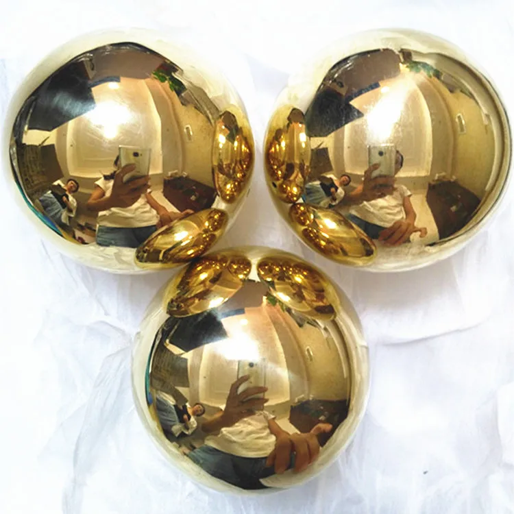 In Stock 53mm 60mm Mirror Polished Hollow Brass Ball Spheres