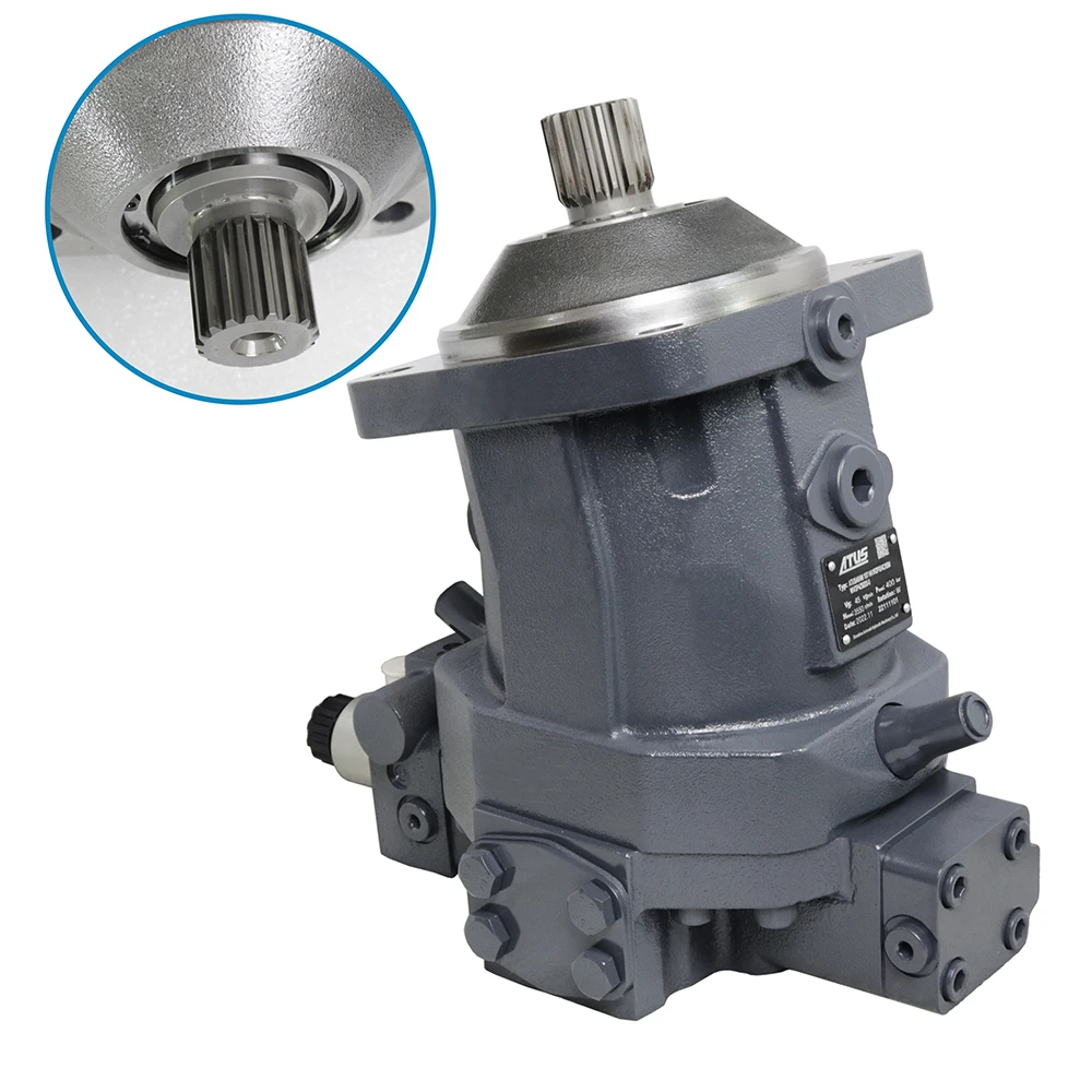 Construction Machinery Hydraulic Travel Motor A6VM160 A6VM160HZX/63W-VZB010B-S A6VM160HZX/63W-PPB01000B-S Crawler Excavator