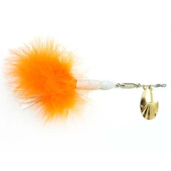 CHEERY Spinner Bait 29g 20cm Popular High Quality China Customize Musky Pike Fishing Feather Metal Feather Hook Treble Hook – Metal Jig – view 4
