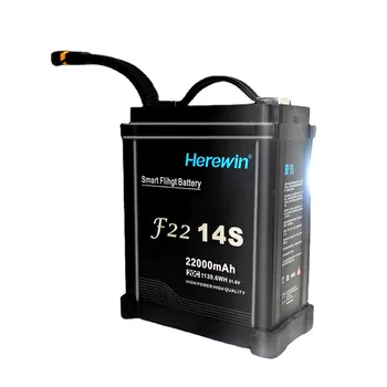 Herewin 51.8V 14S 22000mAh 20C 1139.6WH Lithium Polymer Rechargeable Battery Lipo Battery for Agriculture Drone UAV