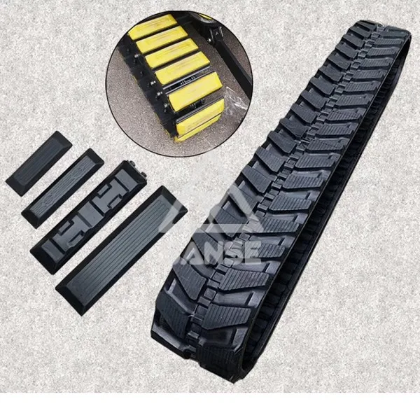 Hot Sale Pads Excavator Rubber Track Pad Shoe Steel Plate Sole For Construction Undercarriage Rubber(图4)