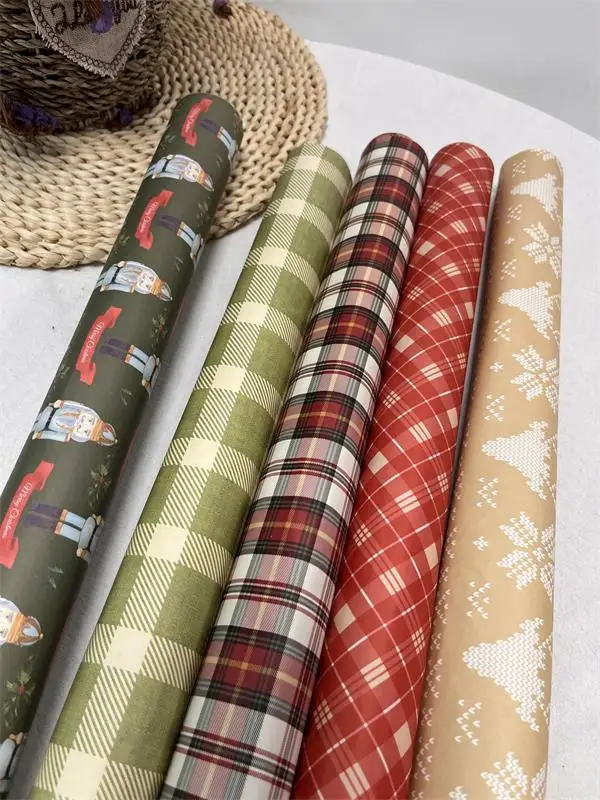 Customized Logo for 80g Wrapping Paper/Tissue Christmas Wrapping Papers ...