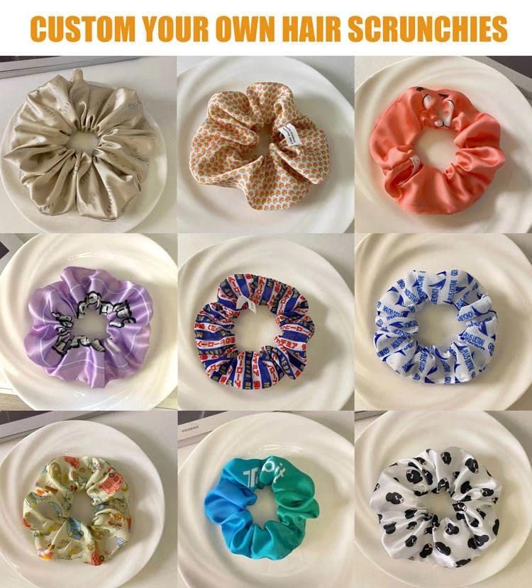 Factory Price Promotional  Custom Hair Accessories Set  Scrunchy Hair Band