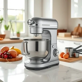 2000W Electric Planetary Mixer Bowl-Lift Design Large 10L Capacity Dough Cook Machine Household Plastic Housing RV Mixing Bowl