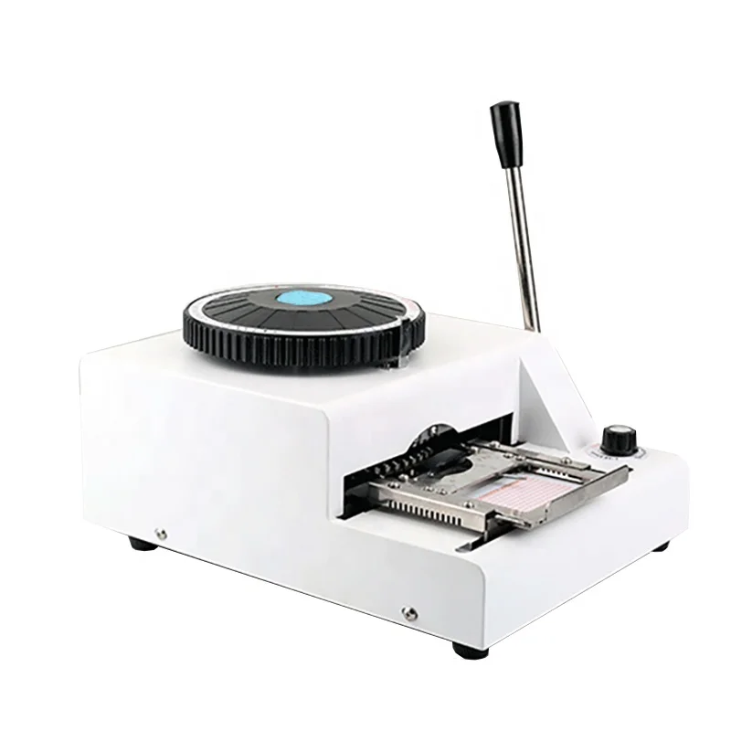 High Quality Table Top PVC Card Making Embosser Punch Machine