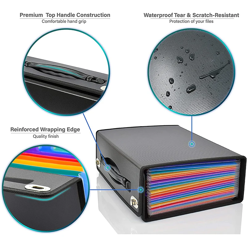 Индивидуальная папка-портфель из расширенной кожи формата А4 с