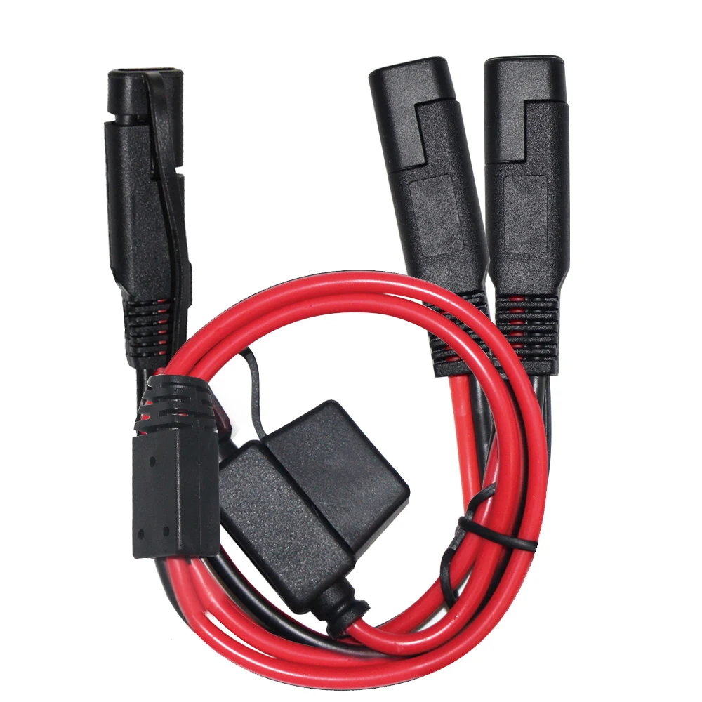 Obd2 Splitter 2 Way 2pcs SAE To SAE Extension Cable - Y Splitter SAE 1 ...