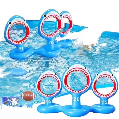 Durable Inflatable Shark Pool Toys for Kids Adults Kids Shark