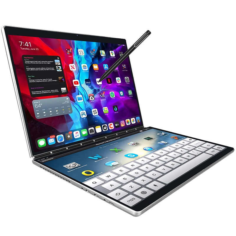 UNP100 WindowsタブレットPC本体　ノートPC インテルN100 新型N100 4コア DDR5 16GB SSD 1TB タッチパネル 13.5インチ 教育用