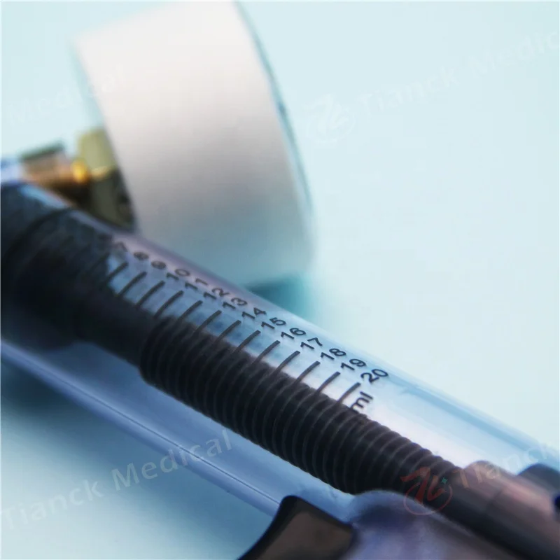 Tianck Consumable Medical Device Cardiac Angiography SC Balloon Catheter Pressure Gage Manometer Inflation Device