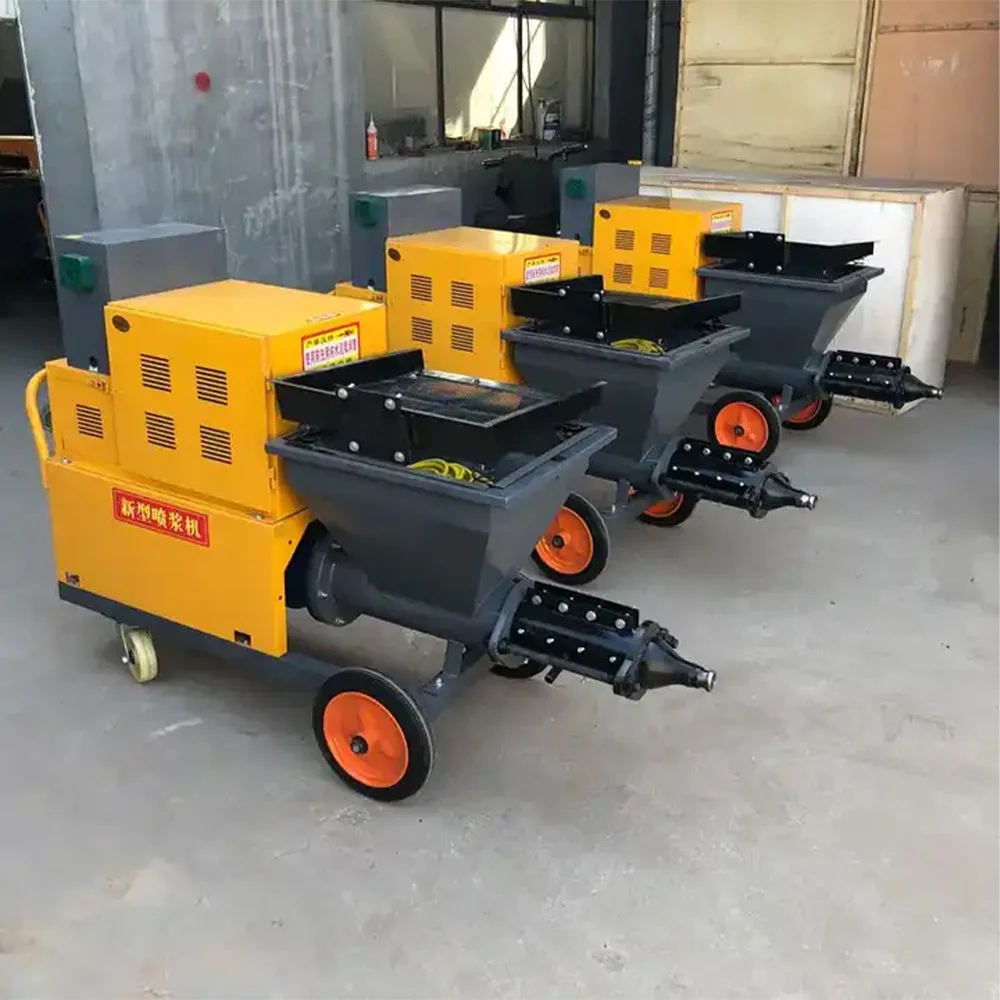 Multifunctional Cement Mortar Spraying Machine Electric Diesel Mini Stucco Pump Cement Sand Mortar Spraying Machine