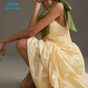 Wholesale New Long Custom Solid Elegant Office 100% Cotton Designs Latest Formal Dress