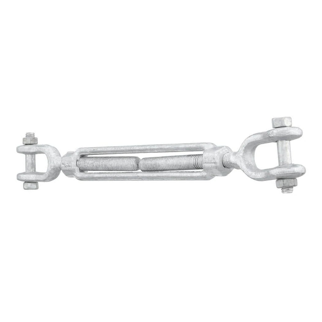 Din1480 Marine Galvanized Drop M25 Clevis Jaw And Jaw Turnbuckle