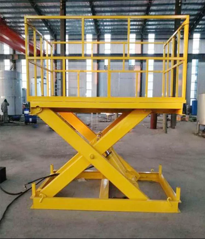 2 Ton Fixed Hydraulic Scissor Lift Platforms Car Lift Factory Hydraulic ...