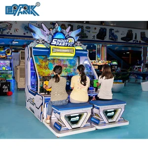 6 in 1 Coin-Operated Arcade Machine Indoor Kids' 4-Players Ball Shooting Amusement Equipment for Parties & Parties