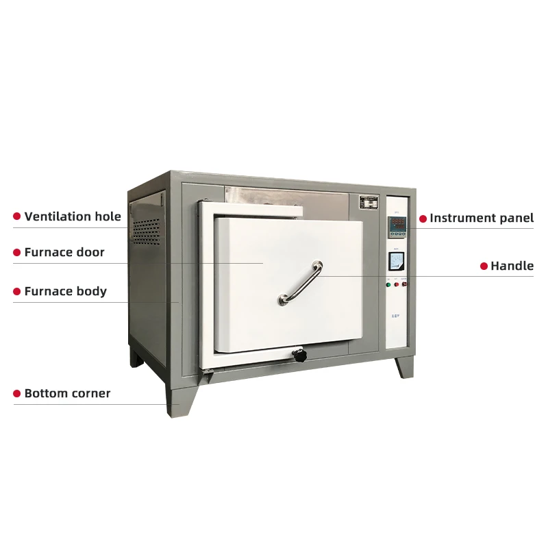 Luoyang Changri 1000C 1200C 1400 Degree Vacuum Atmosphere Furnace Inert Gas Atmosphere protection Competitive Lab Muffle Furnace