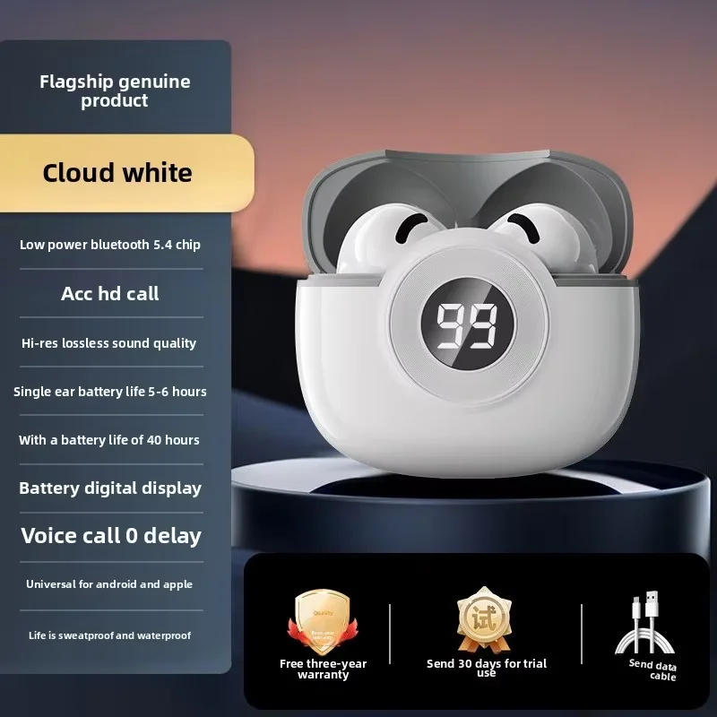 High Quality In-Ear Sports TWS Earbuds 5.3 IPX5 Waterproof JL Chipset LED Indicator Touch Control Low Latency Deep Bass OEM