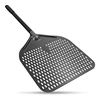 Black 12inch square pizza peel + 40cm Aluminum alloy handle
