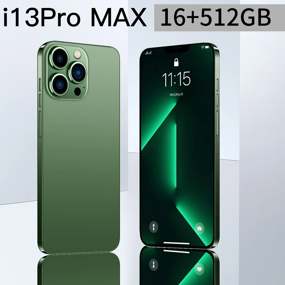 Cheapest Mobile i13promax Unlocked Phones Dual Sim Card Online Shopping USA Canada Android11 i13 promax