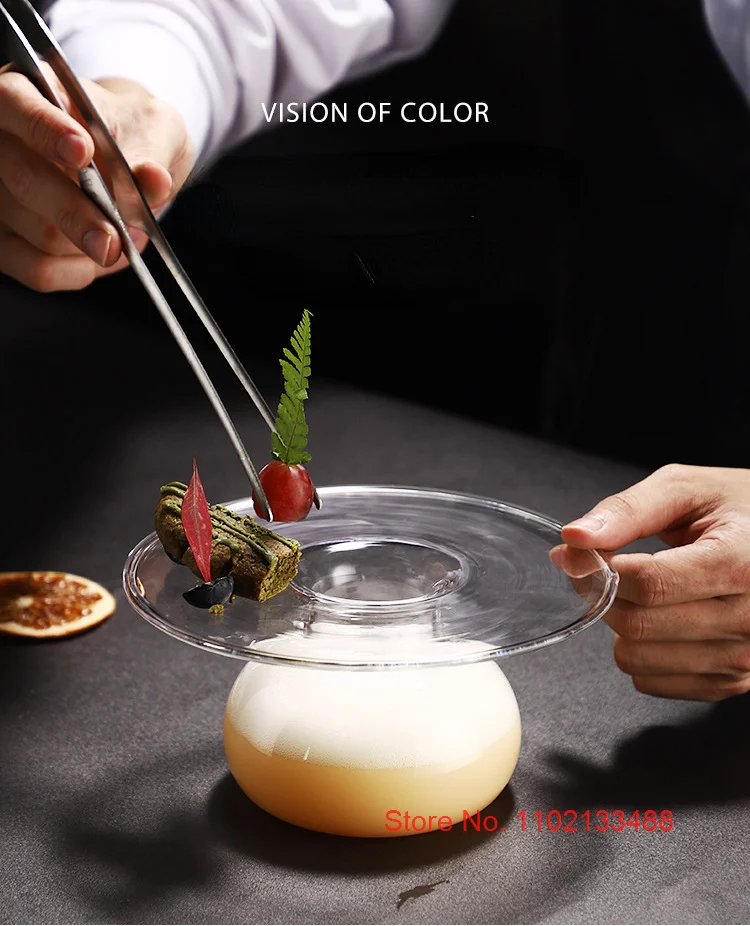 Creative Japanese Flying Saucer Plate Molecular Cocktail Cup Bar Plates