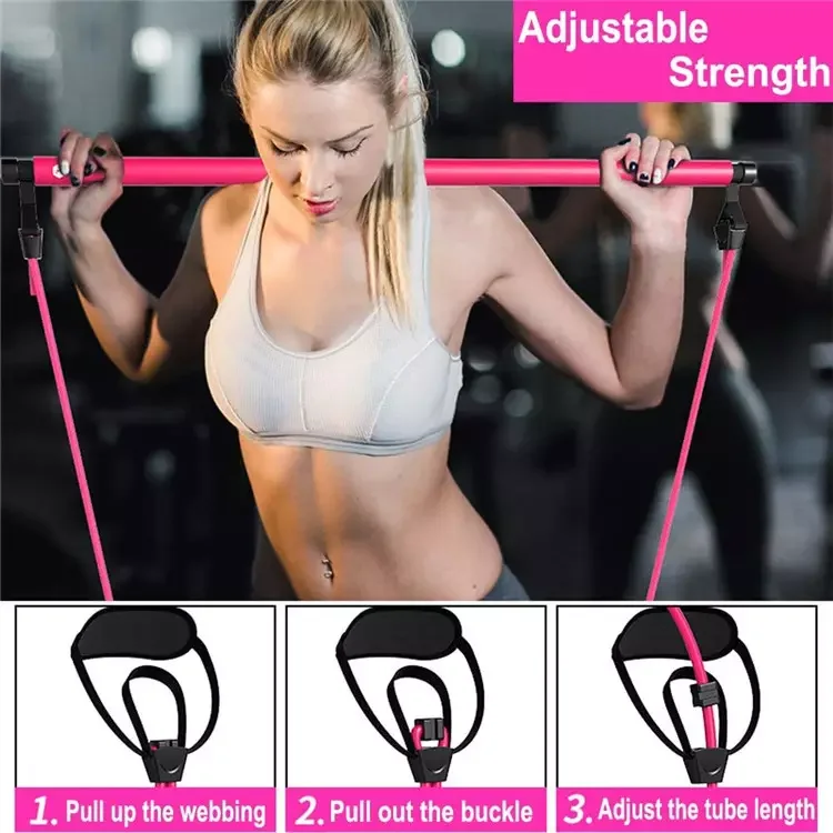 Buy Wholesale China High Quality Home Gym Stretch Kit Full-body Exercise  Stick Toning Bar Exercise Bar Barre Pilates Bar & Pilates Bar Kit at USD  2.99