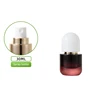 30ml red wine bottle-gold spray head+yunshang white cover