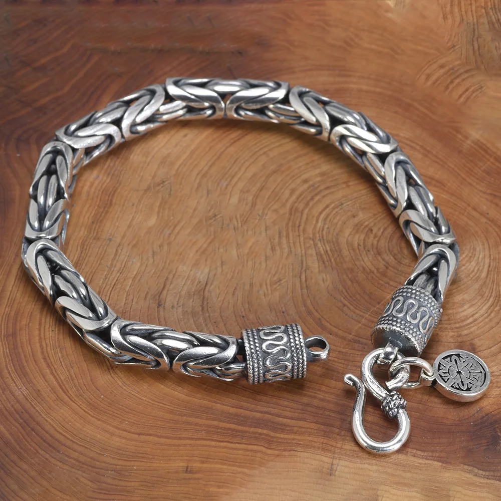 アクセサリー Vintage Chain Bracelet Silver 925 Vintage 80s-90s USA silver 925 retro mode design chain