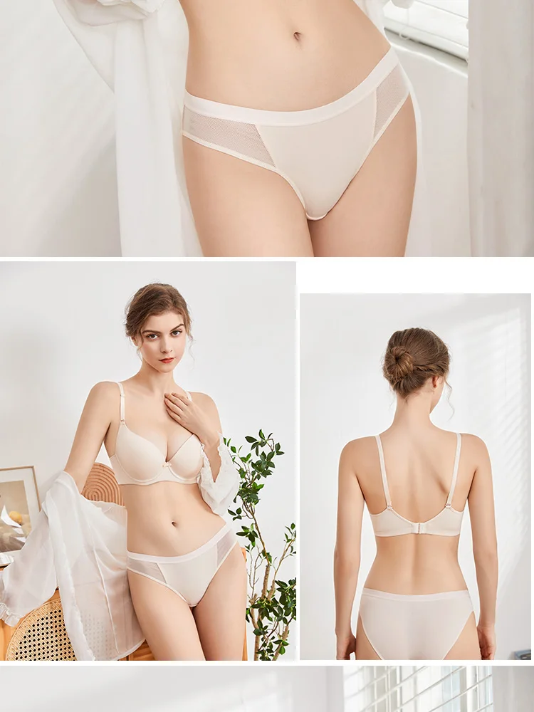 Weiyesi Lingerie Big Cupful Sized Support Bra Comfortable Breathable ...