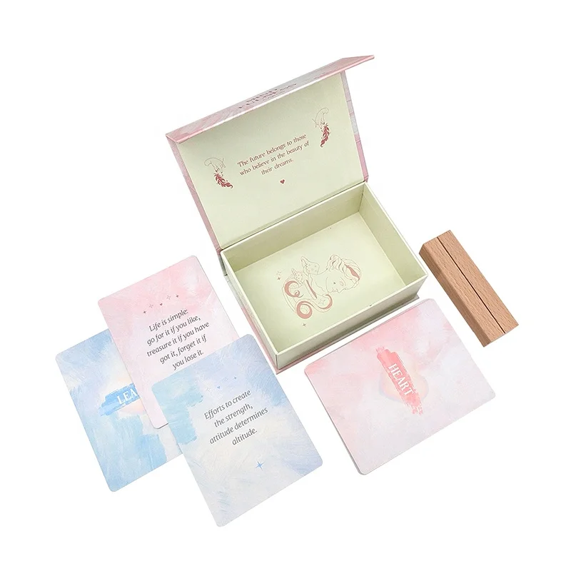 Hicreate Self-Care Gift Box Kid Printed Encouragement Affirmation Cards Paper Deck to Help Yourself