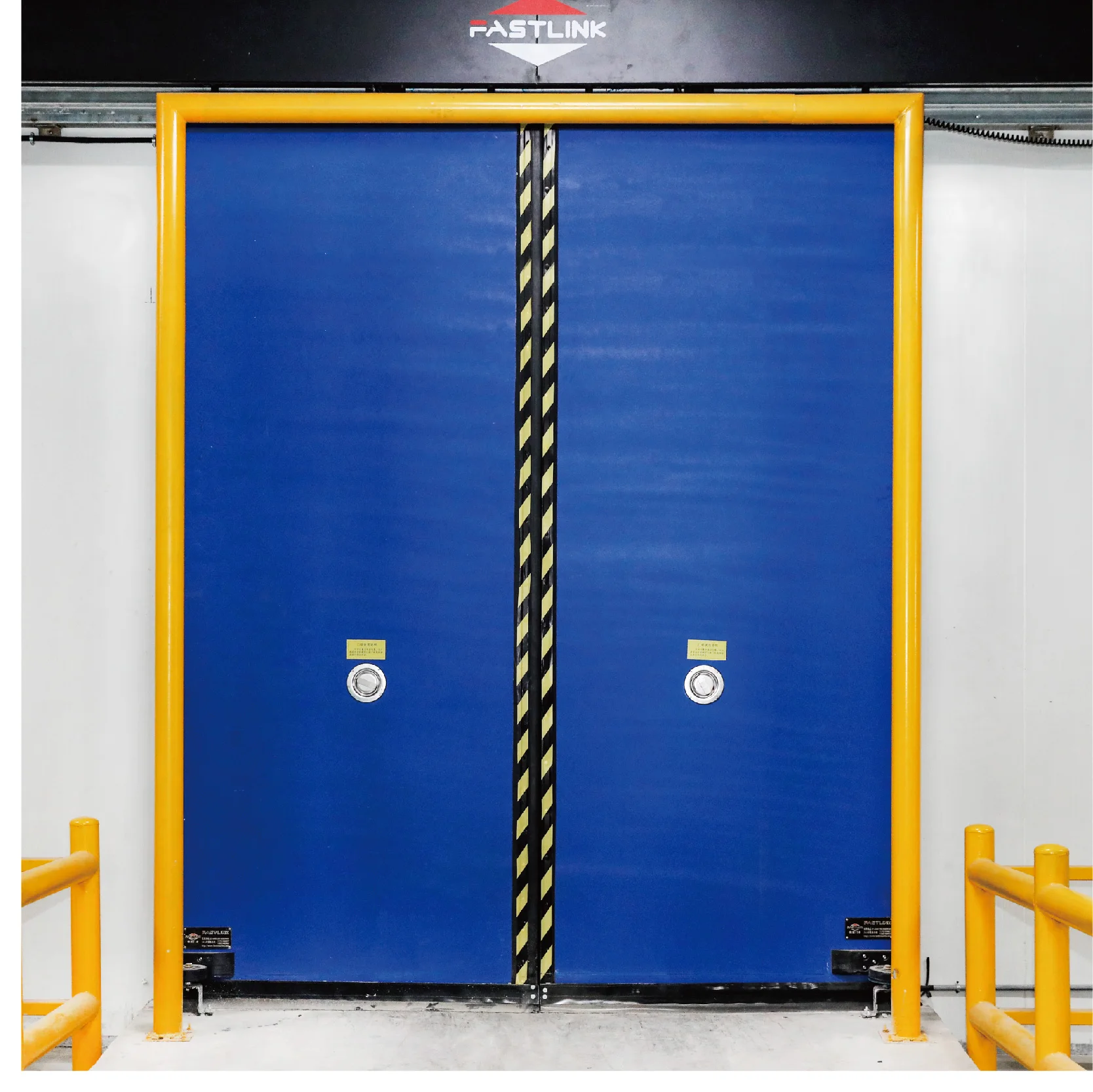 Fastlink	quality Certification Gate Customized PVC Fabric Dust-proof Mechanical Cold Storage High Speed Sliding Doors