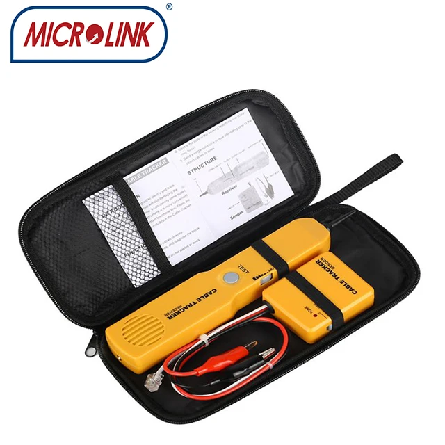 Portable Network Cable Tester rj11 Telephone Wire Tracker Diagnose Tone Line Finder Detector Handheld Networking Tools
