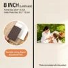 8 pouces horizontaux