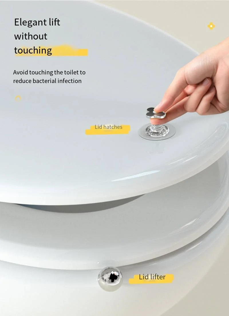 Household toilet lid lifter Simple plastic lid lifter is convenient and does not dirty hands factory