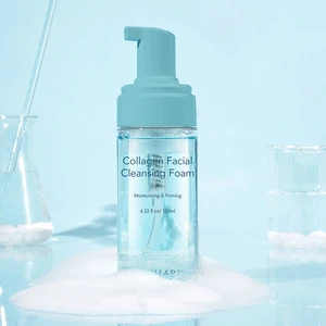 OEM Custom Private Label Luxurious Organic Collagen Vitamin C Foam Cleanser Moisturizing & Firming Facial Formula