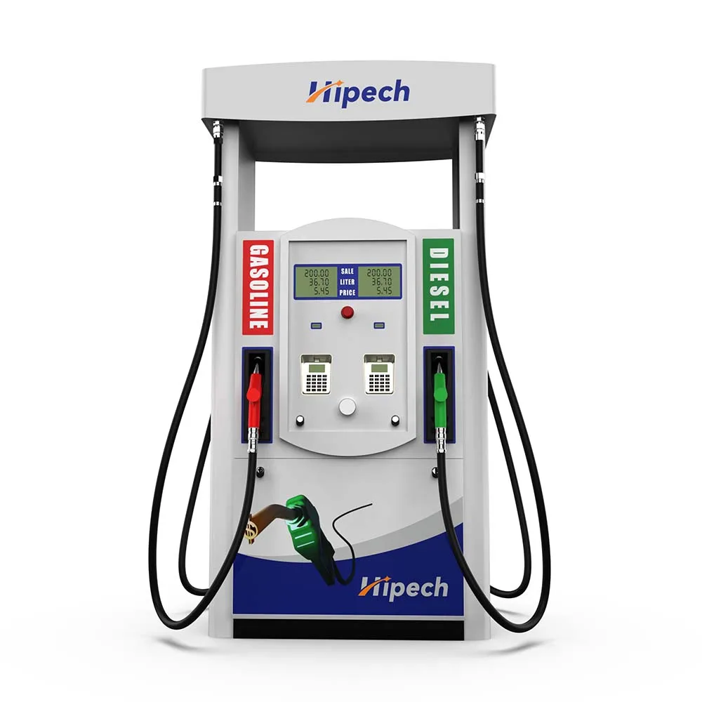 Hipech Most Popular Fuel Pump Fuel Dispenser with CE ATEX Double Nozzle Fuel Dispenser