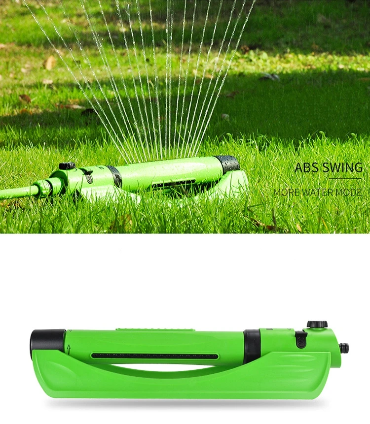 Lawn Automatic Watering Tool 3 In 1 Oscillating Sprinkler Adjustable Holes Agricultural