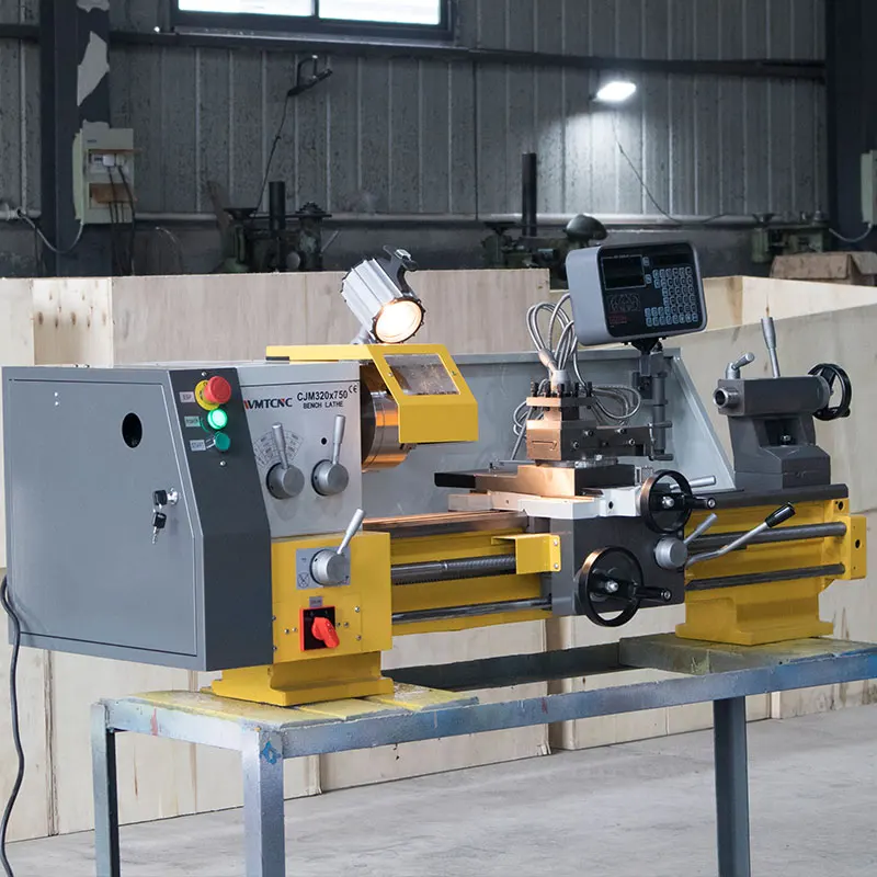 WMTCNC Small Torno Horizontal Metal Machine Lathe Cjm320 Turning Machine for Sale