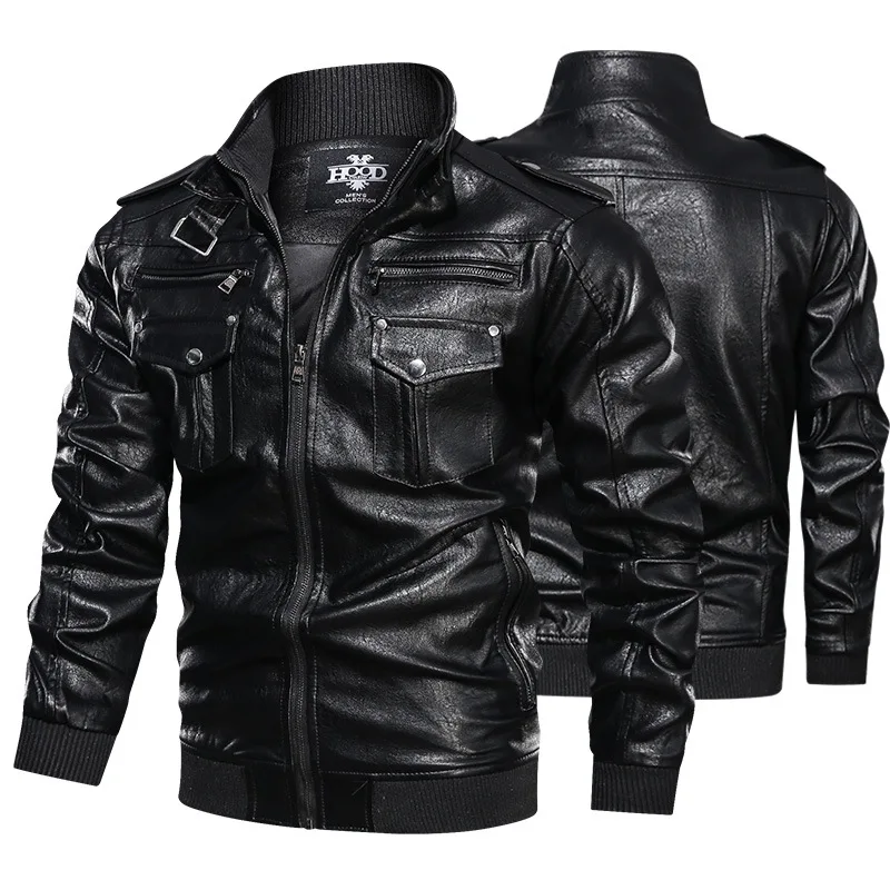 Casual Slim Fit White Leather Biker Jacket - The Vintage Leather