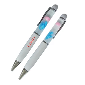 High Quality 3D Sports Body Type Hot Sales Fancy Sperm Egg Floater Metal Liquid Pen for Biotechnology Present or Gift