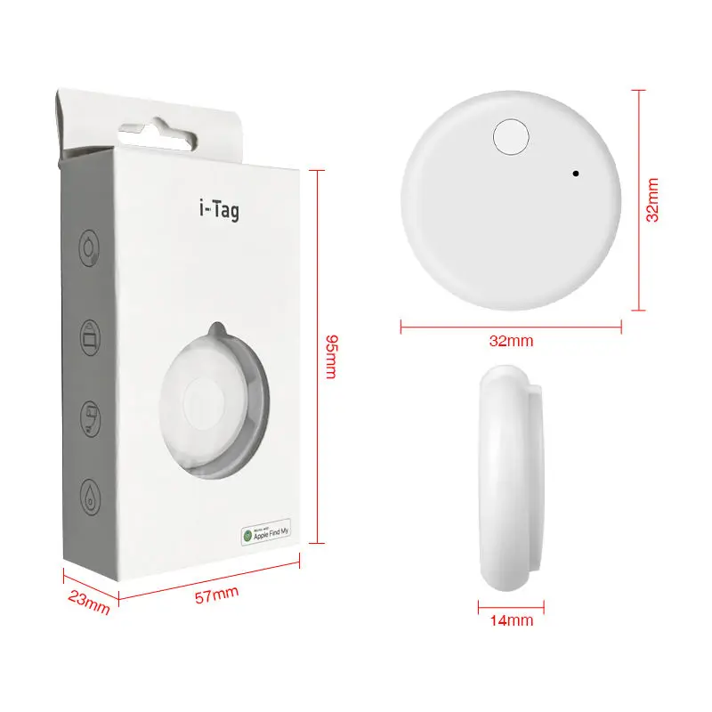 Mfi Ipx7 Waterproof Anti Lost Alarm Wireless Bluetooth Gps Key Finder ...