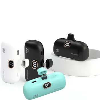5000mah Portable Power Bank - Fast Charging & LED Display