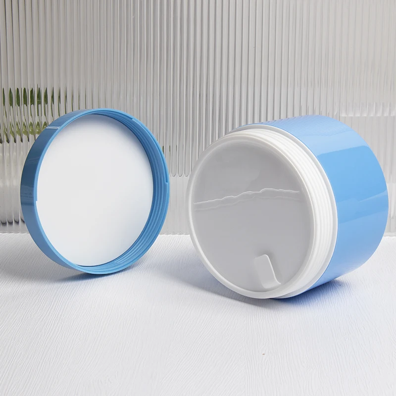 Body Butter Container Clear With Lid Plastic Jars For Lotion 300g For